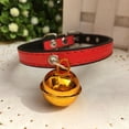 thumbnail image 4 of SeekLGT Cat Collar with Bell Adjustable Leather Cat Collars for Girl Cats and Kittens, Small Pet Kitten Collar, black, 1 Count, 4 of 9
