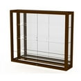 thumbnail image 4 of Waddell 890K-WB-AK Heirloom 36 x 30 x 8 in. Wall Case with 3 Shelves, White Back - Autumn Oak, 4 of 6