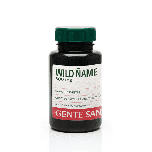 Camote Silvestre 60 Cápsulas de 500 mg Gente Sana