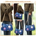 thumbnail image 4 of FORMRS Womens Shoulder Bag with Chain Strap Clutch Purse Cute Tote Handbag, Light Pink Jellyfish, 4 of 7