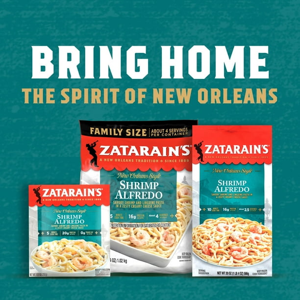 Zatarain' Shrimp Alfredo - Snack packs for hospitality - Walmart