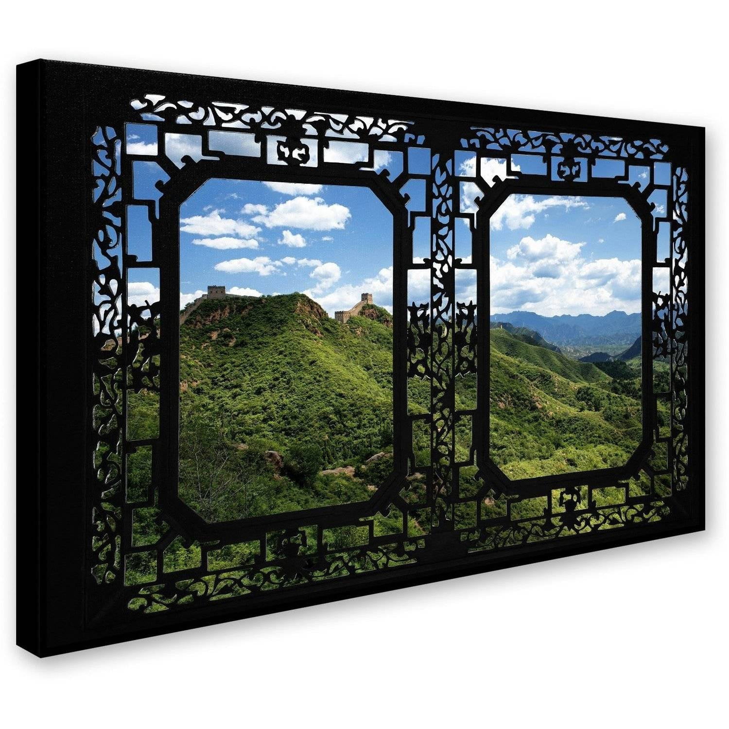 Trademark Fine Art "Window Wall" Canvas Art by Philippe Hugonnard
