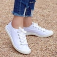 thumbnail image 5 of Black·Friday·Deals Clearance asdoklhq Womens Casual Shoes,Low-cut Canvas Shoes One-foot Lazy Korean Version Student Casual Flat Shoes, 5 of 5