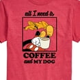 thumbnail image 3 of Mickey & Friends - Coffee and My Dog - Men's Short Sleeve Graphic T-Shirt, 3 of 5