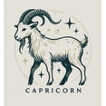 thumbnail image 5 of Capricorn Zodiac Sign Adult Sand Long Sleeve Hoodie-Medium, 5 of 6