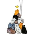 thumbnail image 1 of Ganfancp Christmas Cats Christmas Tree Suns Catcher 2024 Christmas Decorations For Window Christmas Cute Xmas Gift Xmas Christmas Decor Hanging Indoor Window Decoration Ofertas de La Semana 1* Amulet, 1 of 2