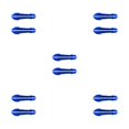 thumbnail image 2 of Speravity 2 piezas pegatinas de coche advertencia reflectante vista trasera tira cinta calcomanía azul Type2 NO2 Speravity  CBP267349, 2 of 4