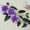 Purple, variant on Clearance Artificial flowers under $1,Flower Ornament Silk Decoration Artificial Branch With Stem Green Leaves Home Wedding Party Realistic Artificial Flowers For Indoor Outdoor