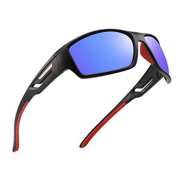 PUKCLAR Polarized Sports Sunglasses for Men Women Driving Sunglasses  Cycling Running Fishing Goggles Unbreakable Frame 