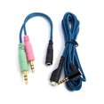 thumbnail image 1 of Cable De Audio Auxiliar 2 En 1 De 3,5 Mm Para Audífonos Steelseries Arctis 3 5 7 (Doblado), 1 of 7