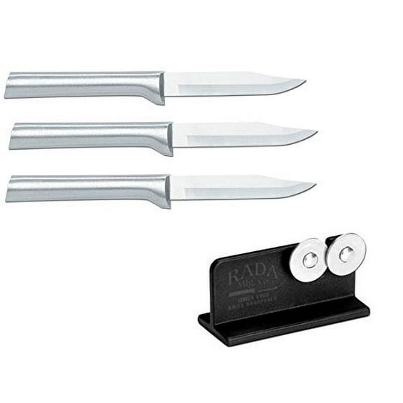 Rada Cutlery 3 Pack Paring Knife R101 Plus R119 Knife Sharpener