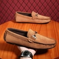 thumbnail image 3 of Men's Casual Loafers Slip On Leather Shoes Lightweight Driving Shoes Moccasins Classic Penny Loafer Flats Boat Shoes, 3 of 10