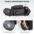thumbnail image 6 of WITZMAN Carry on Travel Backpack for Men Convertible Large Duffle Bags for Airplane With Shoe Compartment Fit 17 inch Laptop (B691 Silvery Grey), 6 of 10