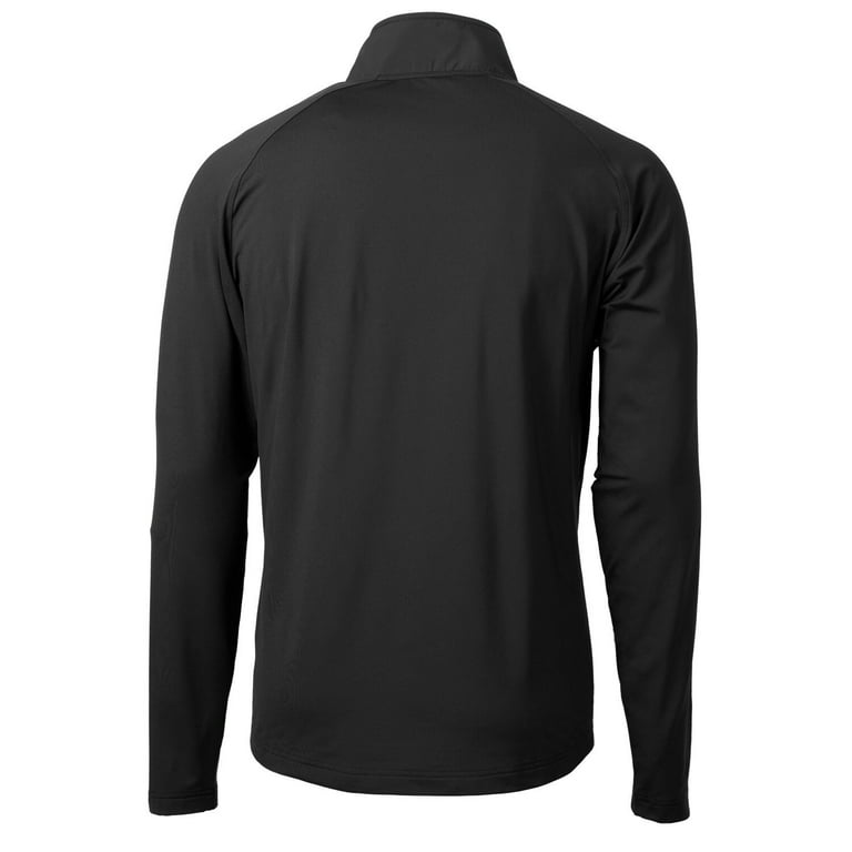 Men's Cutter & Buck Black Miami Dolphins Adapt Eco Knit Hybrid