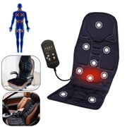 8 Mode 3 Intensity Car Home Chair Heat Therapy Full Body Infrared Vibration Shiatsu Kneading Rolling Massager Mat Pad Seat Cushion for Body Relief,Upper Lower Back