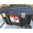 Husky 209261 37 in. Mobile Job Box Utility Cart Black