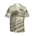 thumbnail image 2 of Balery Men'S Summer Hawaiian Shirts Short-Sleeve Design Name Printed Casual Shirts - Size Name, 2 of 9