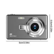48MP Digital Camera, HD 1080P Camera Digital Point and Shoot Cameras with 16X Zoom Anti Shake, 2.4 Inch LCD Screen, Compact Small Camera for Girls