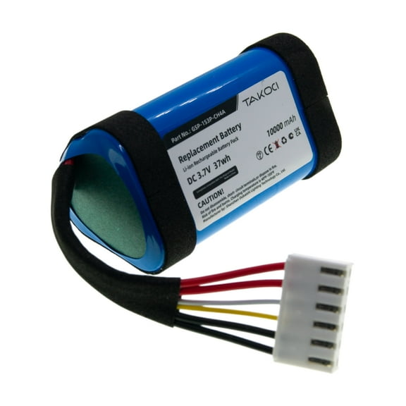 Speaker Replacement Battery for JBL  Charge 5, JBLCHARGE5BLUAM 3.7V/10000mA