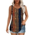 thumbnail image 2 of purcolt Womens Summer Vintage Tank Tops Casual Sleeveless T Shirt Crew Neck Loose Fit Tunic Tops, 2 of 6