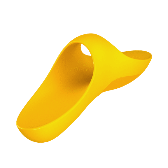 Satisfyer Teaser Finger Vibrator - 12 Vibration Programs for Stimulation of The Clitoris, Penis and Erogenous Areas - Waterproof, Rechargeable (Dark Yellow)