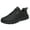 Black, variant on Running Shoes Mens Men's Summer Hiking Soft Bottom Non Slip Breathable Sneaker Men Flats Sneakers Grey 9