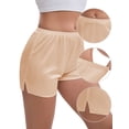 thumbnail image 3 of DARING DIVA Women's Ice Silk Smooth Slip Shorts for Lounge and Pettipants S Pink, 3 of 6