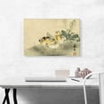 thumbnail image 2 of ARTCANVAS Three Chicks 1892 Canvas Art Print by Imao Keinen - Size: 26" x 18" (1.50" Deep), 2 of 9