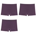 thumbnail image 1 of TrowBridge-bóxer sin costuras para mujer, lencería transpirable, cómoda, ropa interior de satén de seda, 3 piezas, 1 of 4