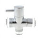 thumbnail image 1 of Nuevo Adaptador T, válvula de 3 vías para desviador de baño, inodoro, bidé, rociador, cabezal de ducha l21c, 1 of 4