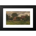 thumbnail image 2 of Niels Skovgaard 14x10 Black Modern Framed Museum Art Print Titled - Old Extensions at a Manor House (1876 - 1877), 2 of 5