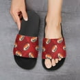 thumbnail image 6 of GZHJMY Stylish Slides for Women Men, American Football Balls Soft Flexible Slip-on Sandals Slippers, 6 of 7