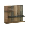 thumbnail image 2 of Benzara BM179464 Wooden Wall Shelf with 3 Tier Shelves, Brown - 19 x 5 x 24 in., 2 of 2