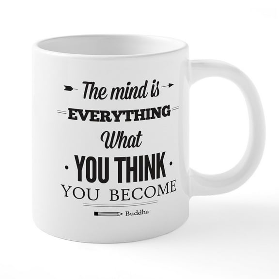 CafePress - Buddha Saying - 20 Oz White Ceramic Mega Mug