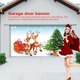 thumbnail image 5 of Poliéster de decoración de puerta de garaje de Navidad para decoración del hogar (alce de árbol de Navidad) Ehuebsd libre de BPA, 5 of 8