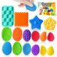 thumbnail image 1 of Sensory Fidget Toys Helsort, paquete de 16 unidades, silicona texturizada, 1 of 7