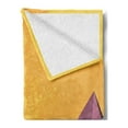 thumbnail image 2 of Mountain Soft Flannel Fleece Throw Blanket, Countryside Landscape with Low Poly Effect Outdoors Adventure Themed Modern Art, Cozy Plush for Indoor and Outdoor Use, 50" x 70", Multicolor, by Ambesonne, 2 of 5