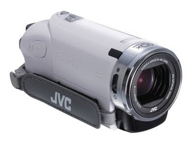 JVC Everio GZ-EX210 - Camcorder - 1080i - 1.5 MP - 40x optical zoom - Konica Minolta - flash card - Wi-Fi - white - image 2 of 5