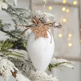 thumbnail image 3 of CSChome Christmas Decoration Set Christmas Foam Snowflake Decoration Bell Waterdrop Ball Shape Reusable Tree Hanging Ornament Pendant 2Pcs, 3 of 6