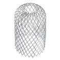 thumbnail image 4 of 4 Pack Aluminum Gutter Screens Metal Downspout Protector Mesh Filter Debris Sheets Adjustable Mesh Downspout Protector (12*17cm), 4 of 5
