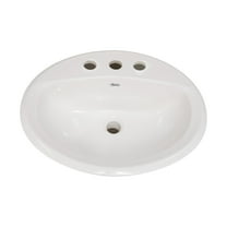 American Standar White Ceramic Oval Bathroom Sink