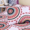 thumbnail image 5 of PiccoCasa 2 Piece Bohemian Comforter Set, Twin Red, 5 of 7