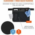 thumbnail image 6 of Ergodyne EGO13718 Cleaning Apron Pouch with Pockets, Black, 6 of 7