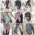 thumbnail image 5 of Large Square Fashion Scarves Women's Hair Wrapping Scarfs Night Sleeping Headscarf - White, 5 of 5