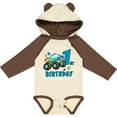 thumbnail image 3 of Inktastic 1st Birthday Monster Truck Boys Long Sleeve Baby Bodysuit, 3 of 5