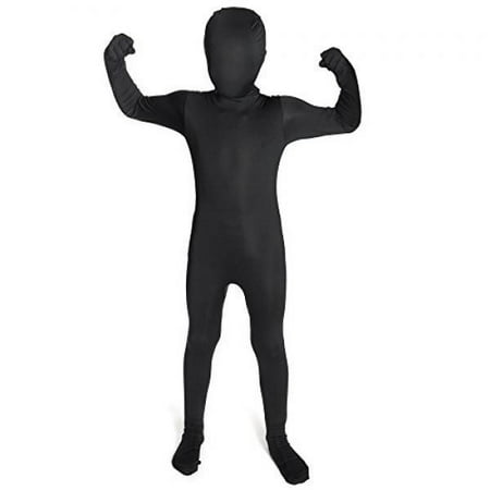 Black Original Kids Morphsuit Fancy Dress Costume - size Large 41-46 (123cm-137cm)