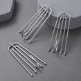 thumbnail image 4 of 30pcs Stainless Steel 4 Prong Curtain Hooks Drapery Hooks Pinch Clips Replacement Hooks, 4 of 7