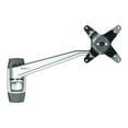 thumbnail image 3 of StarTech.com Wall Mount Monitor Arm - 10.2" Swivel Arm - For up to 34" VESA - Bracket - adjustable arm - for LCD display - aluminum - silver - screen size: 13"-30" - wall-mountable, 3 of 11