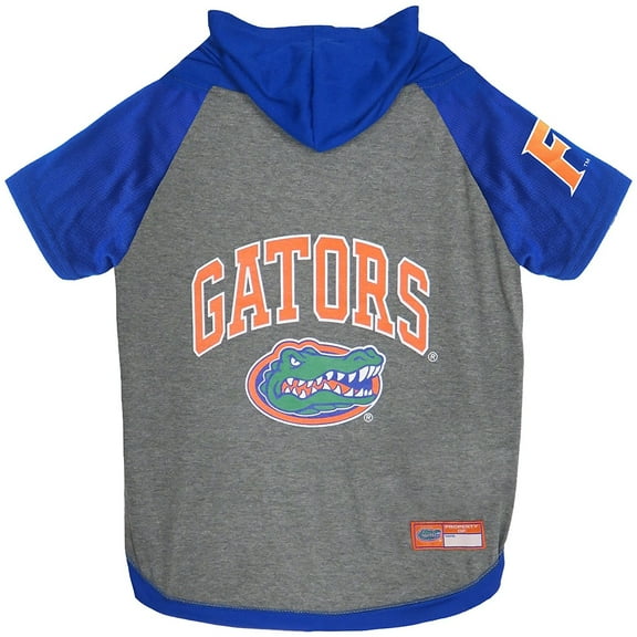Pets First College Florida Gators Pet Hoodie Tee Shirt, 4 Sizes Available - Medium