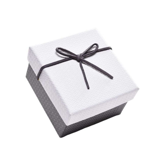 Caja de almacenamiento a prueba de polvo Qarigey organizador de joyería colgante para dormitorio Blanco Gris